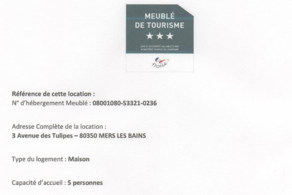 Maison Avec Jardin A Mers Les Bains Extérieur photo